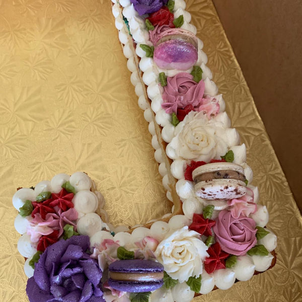 Buttercream Number or Letter Cake